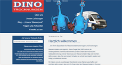 Desktop Screenshot of dino-trocknungen.de