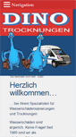 Mobile Screenshot of dino-trocknungen.de